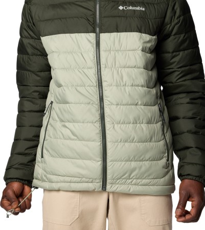 POWDER LITE II HOODED Jacket 2025 safari/greenscape 