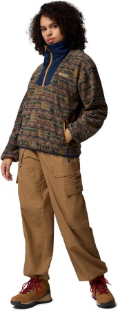 SEQUOIA GROVE PRINTED WOMEN Fleece 2026 stone green horizons 