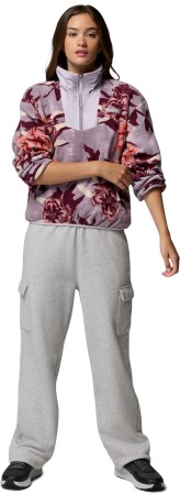 SEQUOIA GROVE PRINTED WOMEN Fleece 2026 shale purple blossoming 