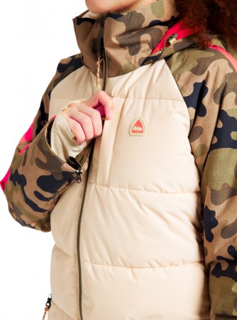 KEELAN Jacke 2022 creme brulee/martini olive terra camo 