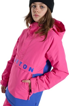 KIDS FROSTNER ANORAK Jacket 2024 fuchsia fusion/amparo blue 