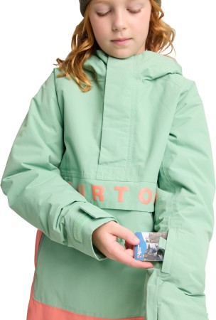 KIDS FROSTNER ANORAK Jacke 2026 soft sage/peach echo 