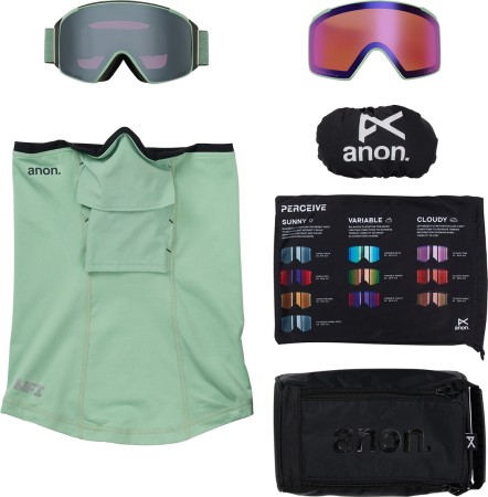 M4S CYLINDRICAL Schneebrille 2026 soft sage/perceive sun onyx 