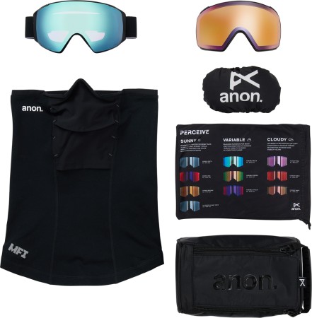 M4S TORIC Schneebrille 2026 black/perceive variable blue 