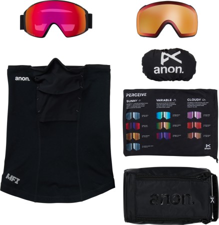 M4S TORIC Goggle 2027 black/perceive sun red 