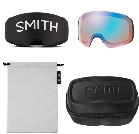 4D MAG S Schneebrille 2025 midnight navy/chromapop sun platinum mirror 