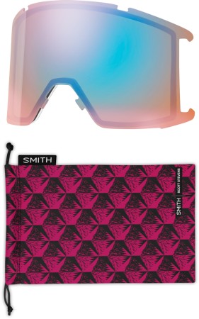 SQUAD XL Schneebrille 2025 ac scott stevens/chromapop everyday rose gold mirror 