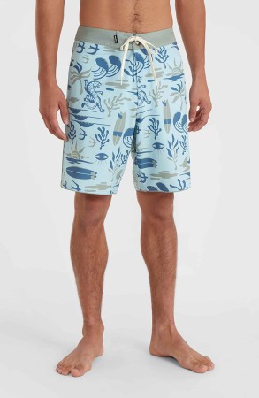 HYPERFREAK MYSTO SCALLOP 20 Boardshort 2024 blue sky mysto scallop 