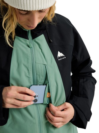 WOMEN RESERVE 2L INSULATED Jacke 2026 true black/soft sage 