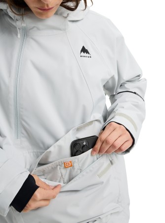 WOMEN RESERVE 2L RELAXED ANORAK Jacke 2026 grey cloud 