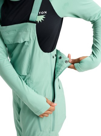 WOMEN RESERVE 2L STRETCH SLIM BIB Hose 2026 soft sage 