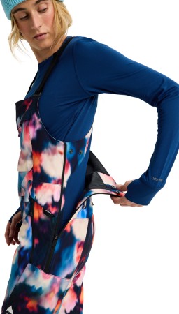 WOMEN RESERVE 2L STRETCH SLIM BIB Hose 2026 floral blur 