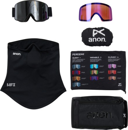 M6 POLARIZED Schneebrille 2026 black/perceive sunny polarized onyx 