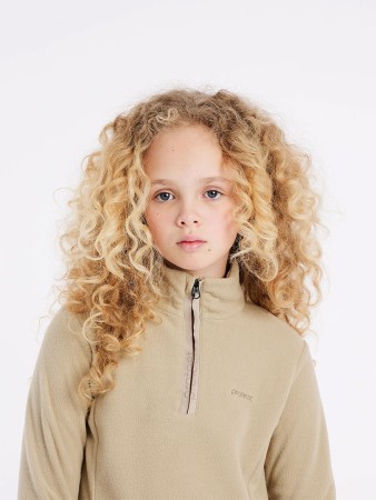 MUTEY JR 1/4 ZIP Fleece 2025 bamboobeige 