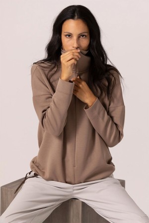 JAKARTA SWEAT ZIP Fleece 2025 hazelnut 