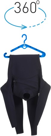 WETSUIT HANGER DOUBLE SYSTEM blue 