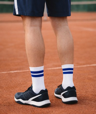 SPORTS MID CUT 3er Pack Socken 2026 white/blue 