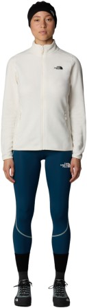 WOMEN 100 GLACIER Zip Fleece 2025 white dune 