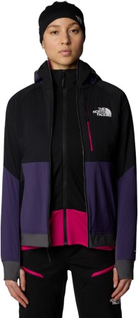 WOMEN BINNTAL HYBRID VENTRIX HOODIE Jacket 2025 eternal purple/tnf black/anthracite grey 