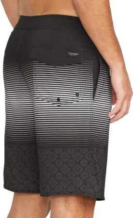 LIDO STRIPE MOD 20 Boardshort 2025 black 