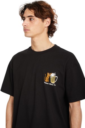 CURIOUS CAT T-Shirt 2025 black 