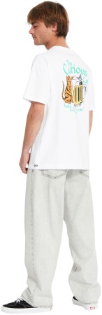 CURIOUS CAT T-Shirt 2025 white 