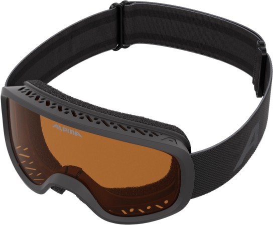 PINEY 2.0 Schneebrille 2026 black matt/orange 