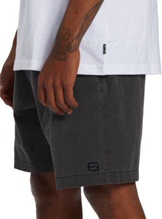 CROSSFIRE WAVE WASHED HYBRID 18 Boardshort 2025 washed black 