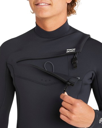 4/3 ABSOLUTE NATURAL CHEST ZIP Full Suit 2025 black 
