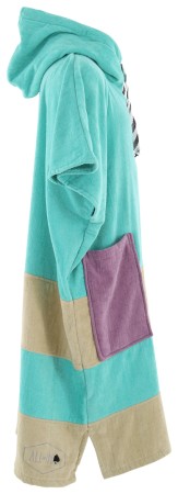 X WH1 V BEACH CREW Poncho aqua 90 
