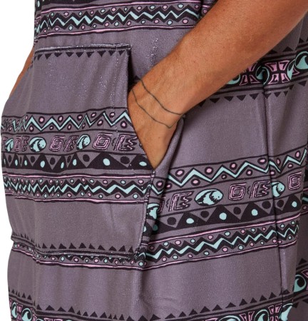 DIGITAL HOODED Poncho 2025 charcoal 