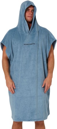 SURF ESSENTIAL HOODED Poncho 2025 steel 