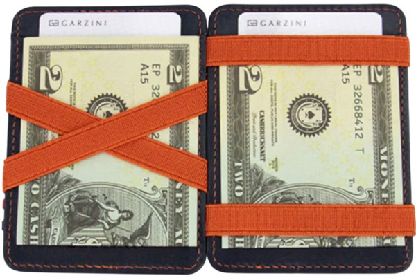 URBAN MAGIC WALLET RFID blue orange 
