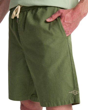 LARRY LINEN Walkshort 2026 moss green M