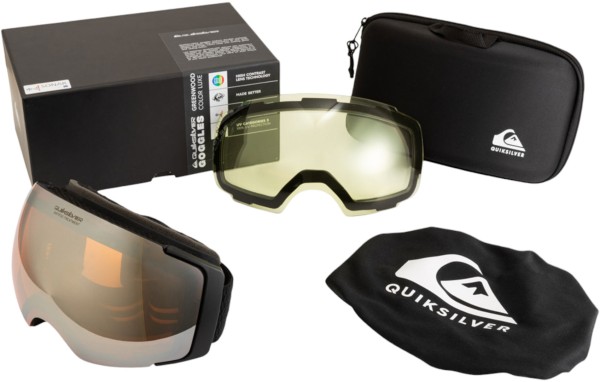 GREENWOOD Goggle 2025 black/clux silver mirror 