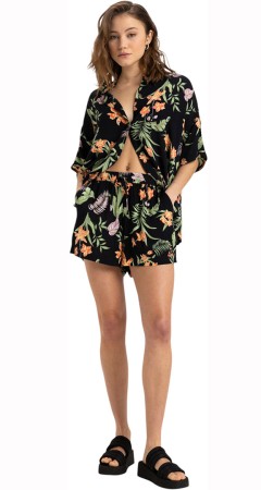 LEKEITIO BREAK HIGH PRINTED Short 2025 black 3 