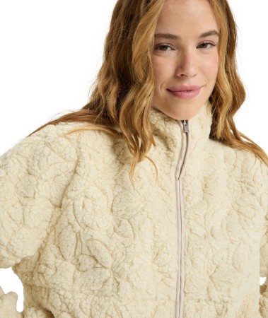 BLURRY CLOUD Zip Fleece 2026 parchment 