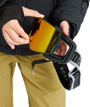 STORM MG WOMEN Schneebrille 2026 black/clux ml infrared 