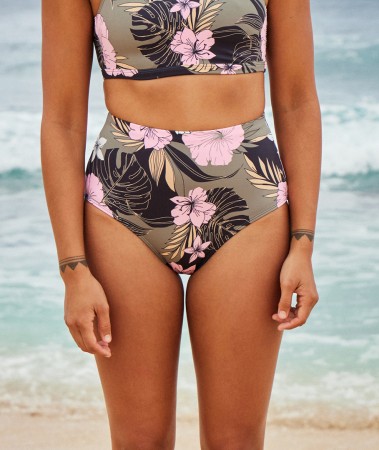 ROXY PRO THE UP SURGE Bikini Bottom 2024 anthracite classic p 