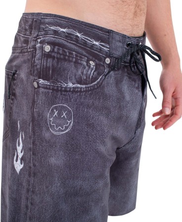 PHANTOM ECO DENIM 18 Boardshort 2025 black 