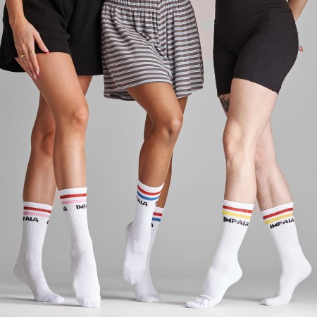 STRIPE Socken 3er Pack white 