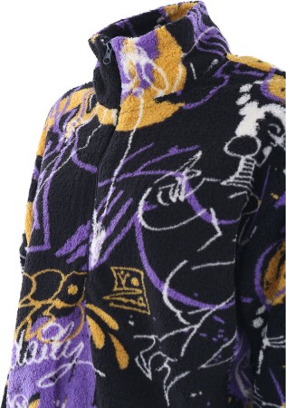 ARKTA TEDDY Fleece Sweater 2025 black purple 