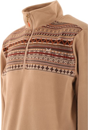 KNEECE Fleece Sweater 2025 khaki 