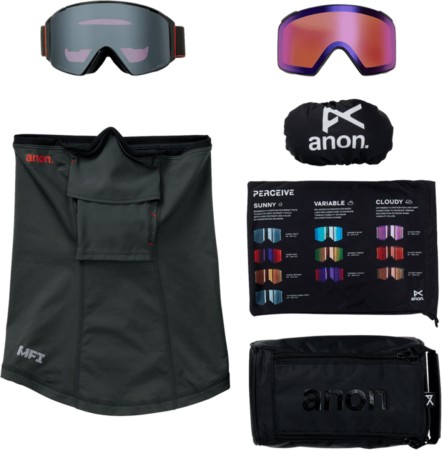 M4S CYLINDRICAL Goggle 2026 fiesta red/perceive sun onyx 