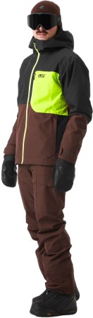 NITRIC Jacket 2025 chicory coffee lime black 
