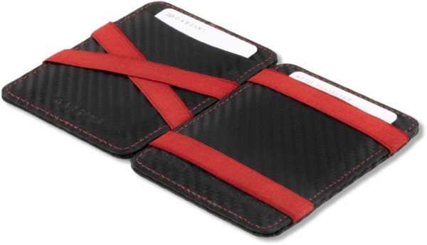 URBAN MAGIC WALLET RFID carbon red 