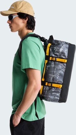 BASE CAMP XS Tasche 2026 anthracite grey conrad topos print/summit gold 