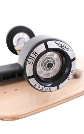 PRO 2.0 Snakeboard Rollenset 80mm/85a 4er Pack black/grey 