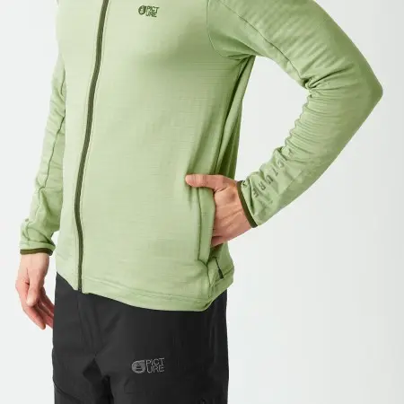 BAKE GRID Zip Fleece 2026 reseda 