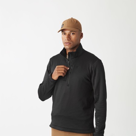 BAKE GRID 1/4 Zip Fleece 2026 black 